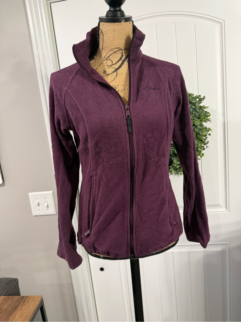 Columbia Women's Full-Zip Teddy Fleece Jacket - Plum